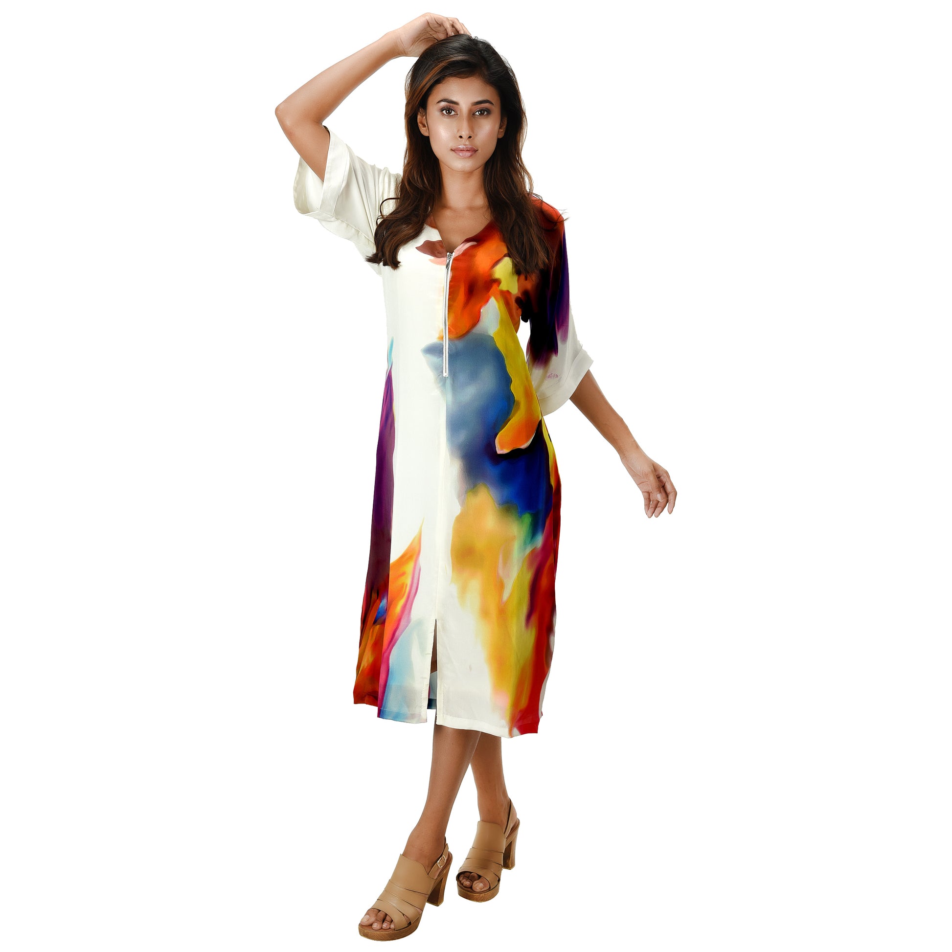 Multicolor Paint Splash Tunic - CHANGE!