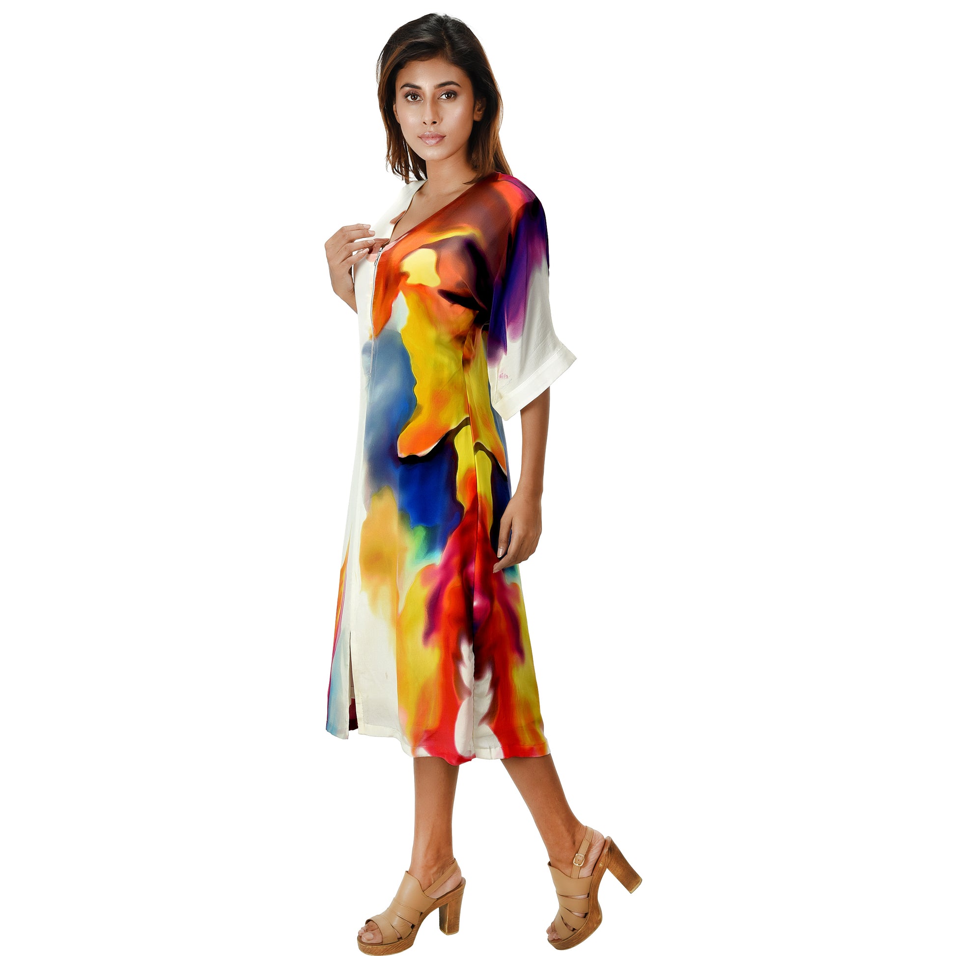 Multicolor Paint Splash Tunic - CHANGE!