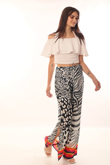 Animal Print Palazzo