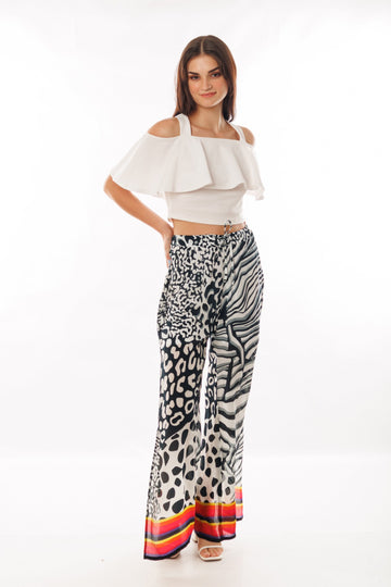 Animal Print Palazzo