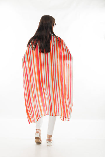 Painted Stripes Kaftan Top